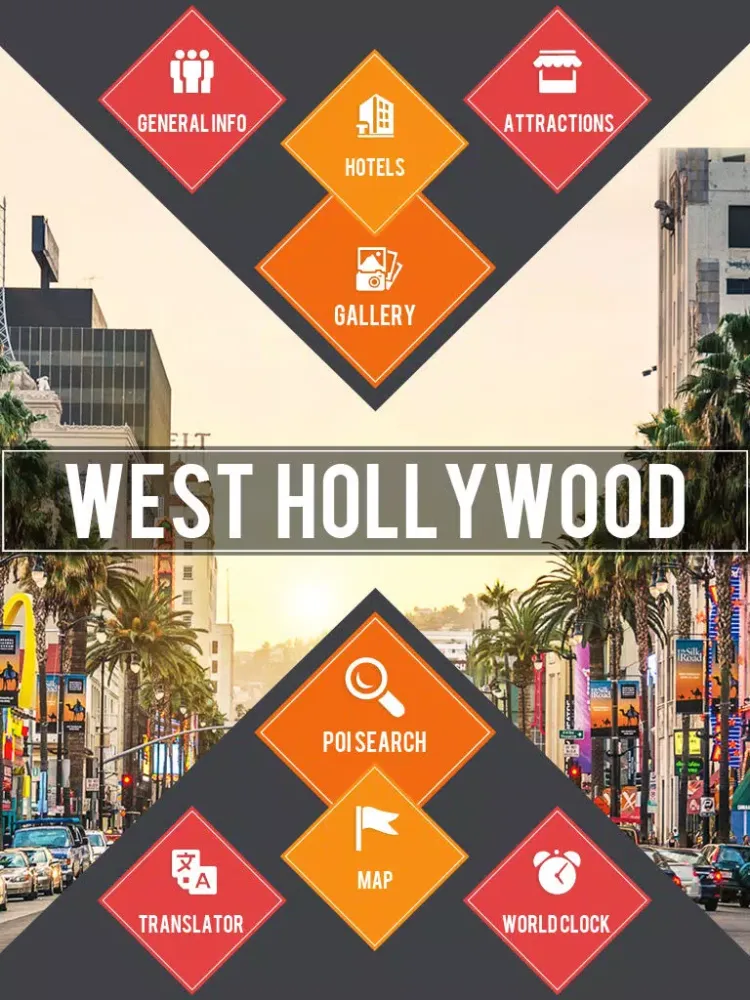 Zrzuty ekranu West Hollywood City Guide iPad 