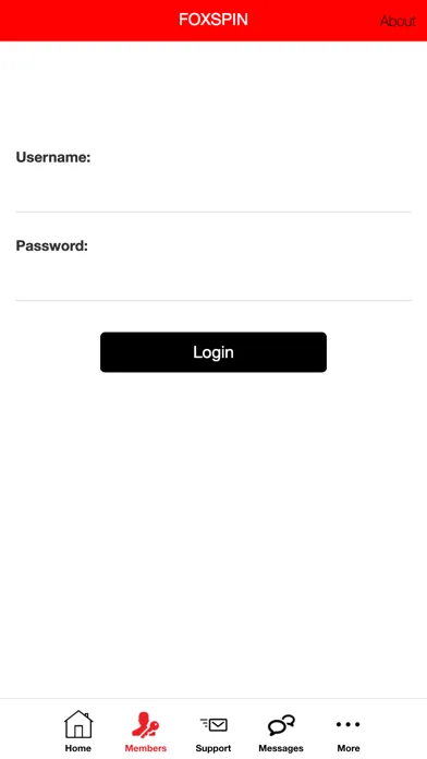 Foxspin CRM App スクリーンショット