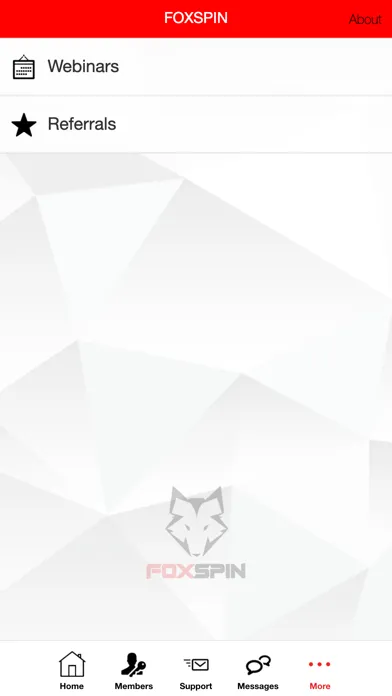 Foxspin CRM App スクリーンショット