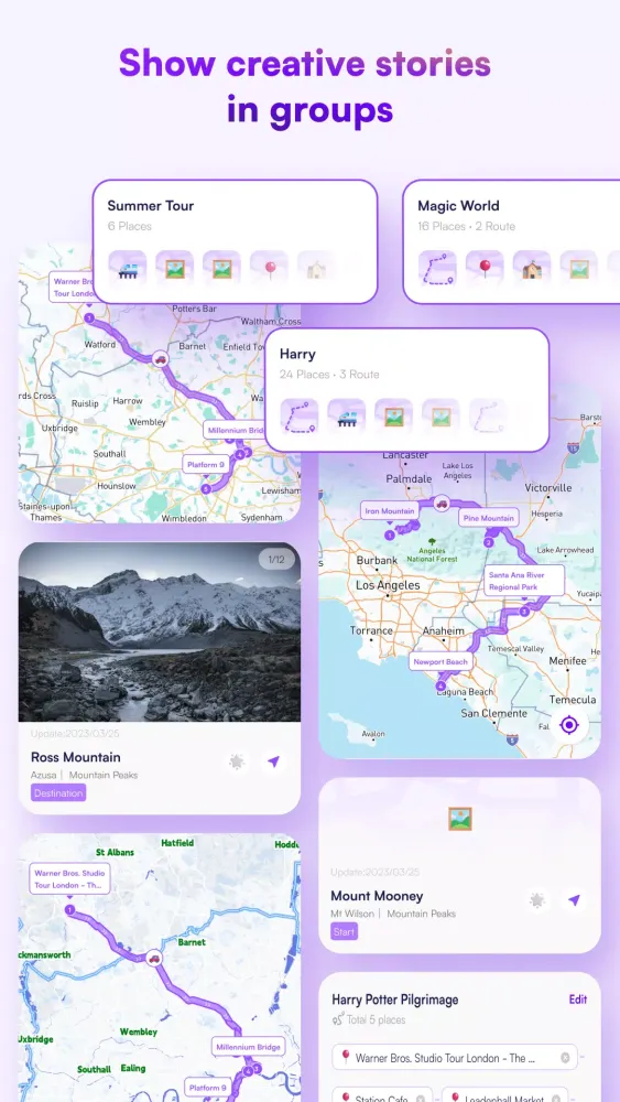 ภาพหน้าจอของ Exping: Trip Planner & Map