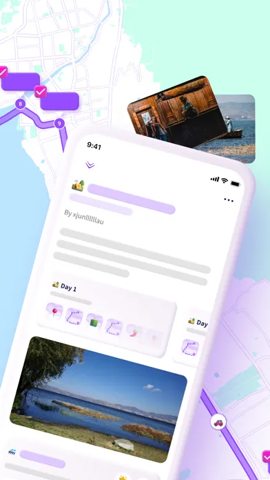 Capturas de tela do exping-Trip Planner,Travel Map