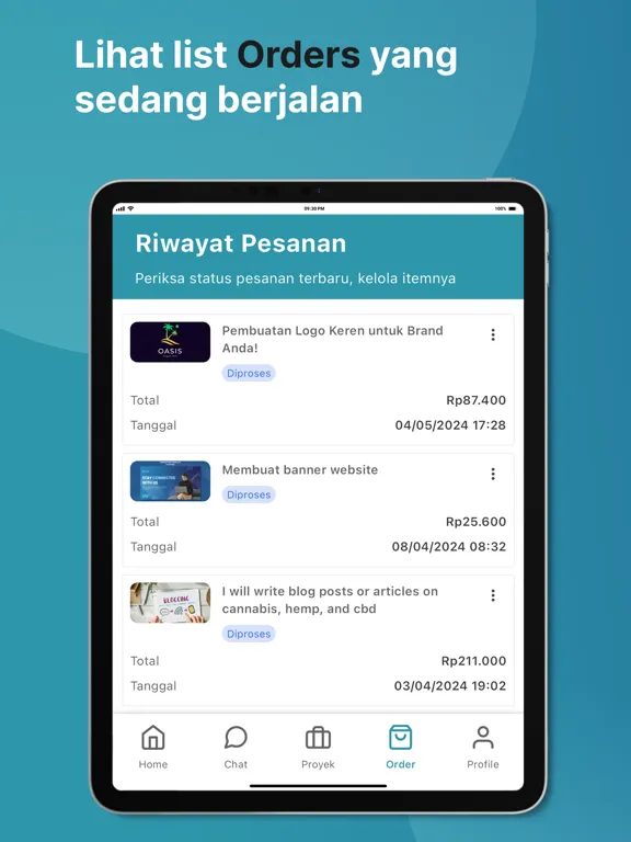 IFreelance Freelancer Service iPad  Ekran Görüntüleri