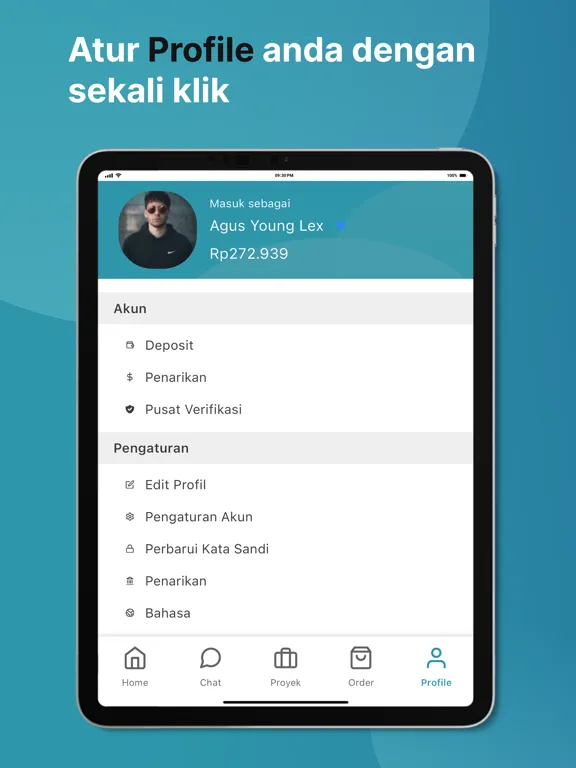 IFreelance Freelancer Service iPad  Ekran Görüntüleri