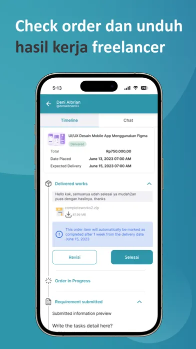 IFreelance Freelancer Service Ekran Görüntüleri