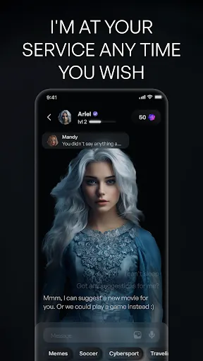 Capturas de pantalla de EVA Character AI & AI Friend
