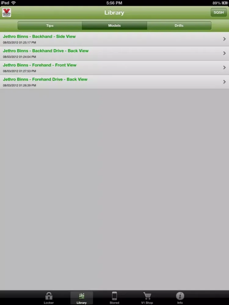 V1 Sports+ iPad  스크린샷