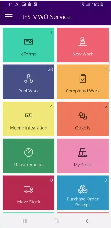 IFS MWO Service স্ক্রিনশট