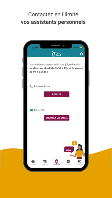 Tangkapan layar Tilia pour les aidants