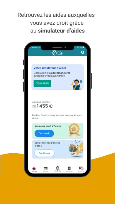 Tangkapan layar Tilia pour les aidants