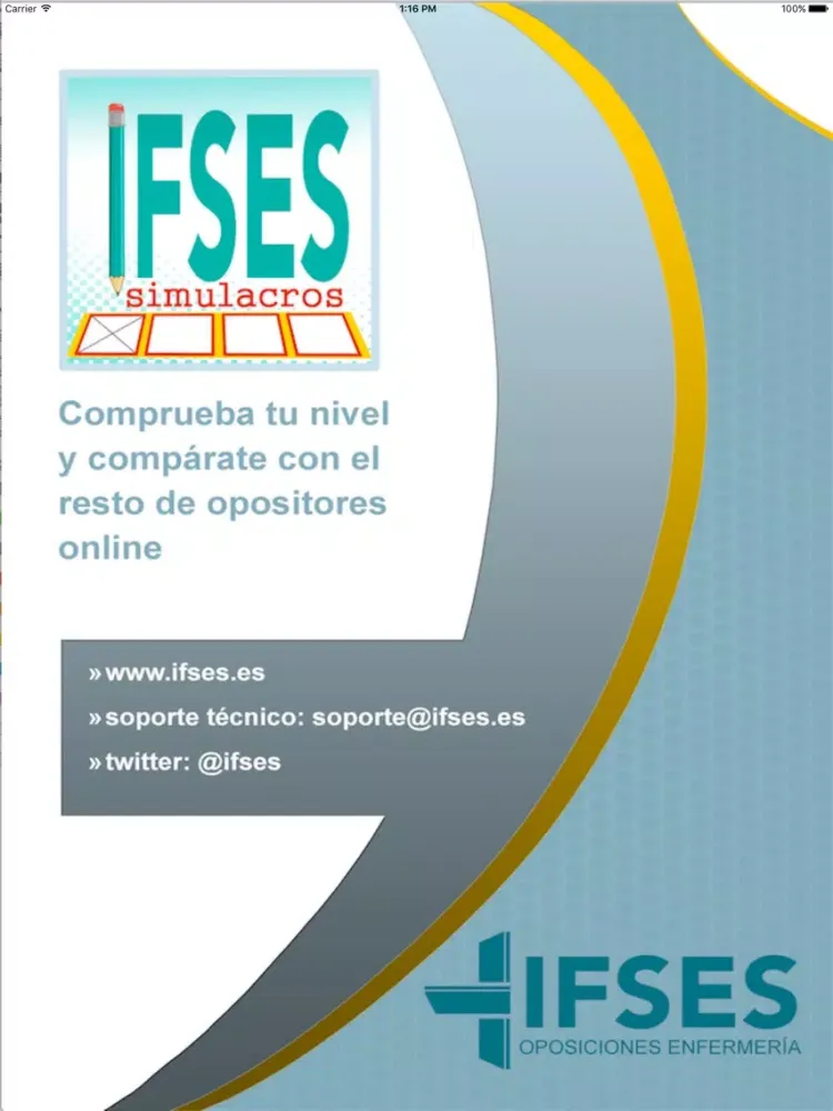 تصاویر Simulacros IFSES iPad 