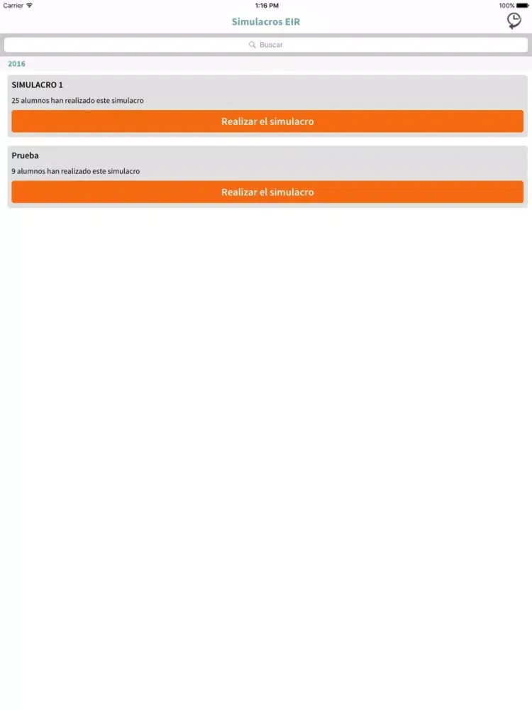 تصاویر Simulacros IFSES iPad 