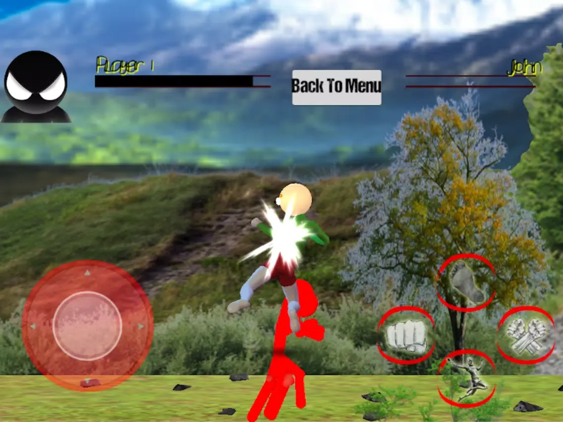 Basic Fighter Bully's School iPad  スクリーンショット