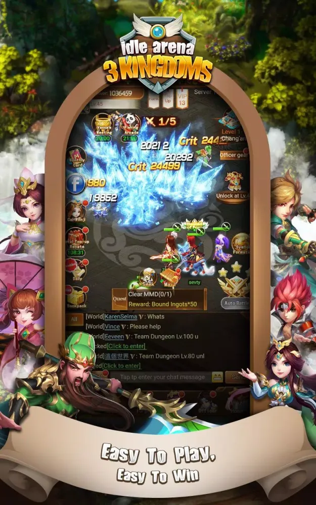 Idle Arena 3 Kingdoms Ekran Görüntüleri
