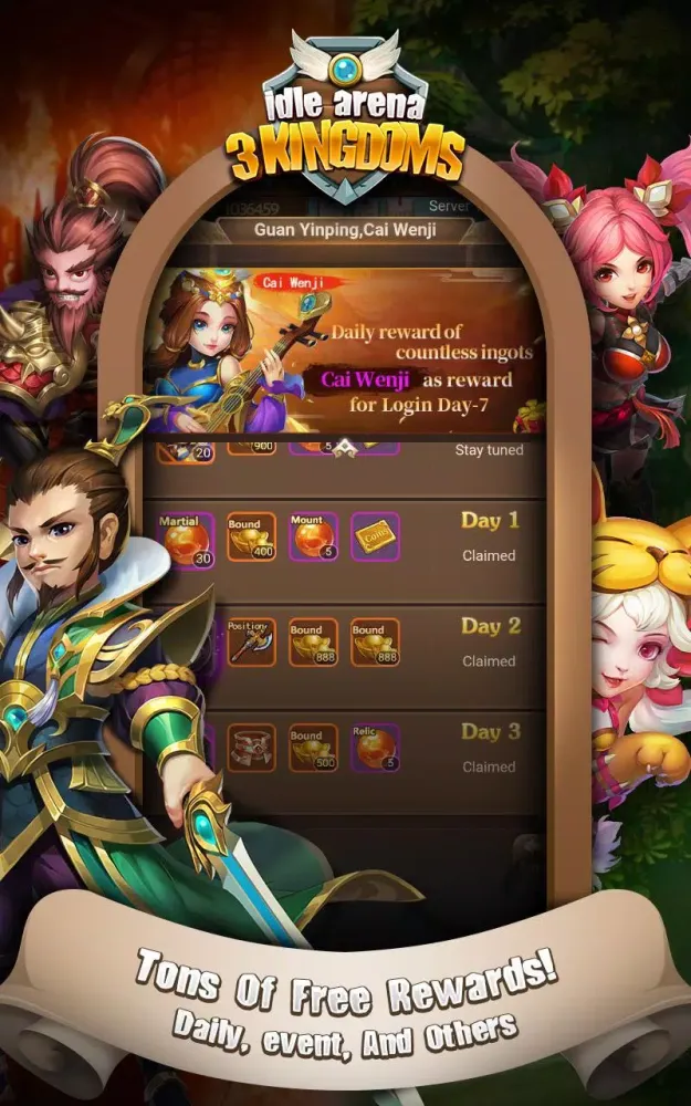 Idle Arena 3 Kingdoms Ekran Görüntüleri