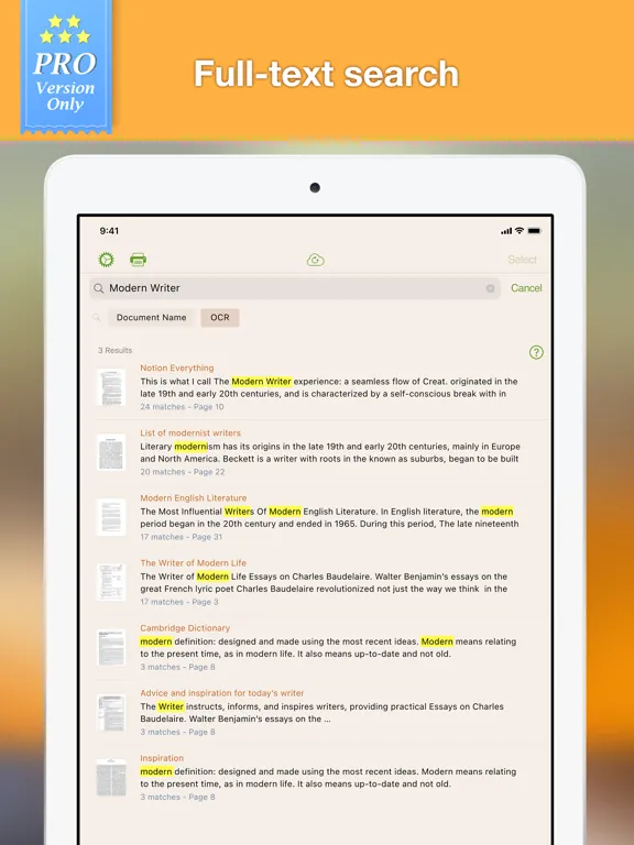 صور Doc OCR - Book PDF Scanner iPad 