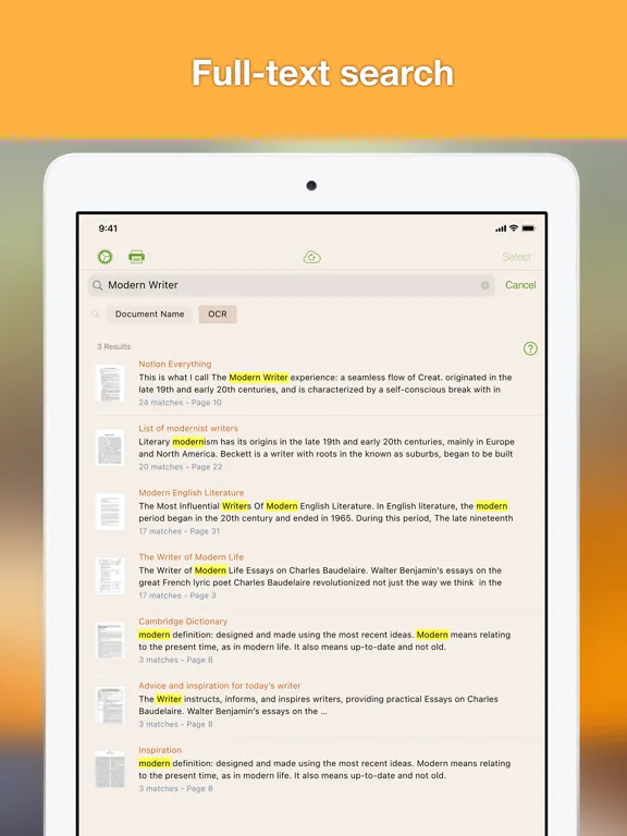 Doc OCR Pro - Book PDF Scanner iPad  स्क्रीनशॉट