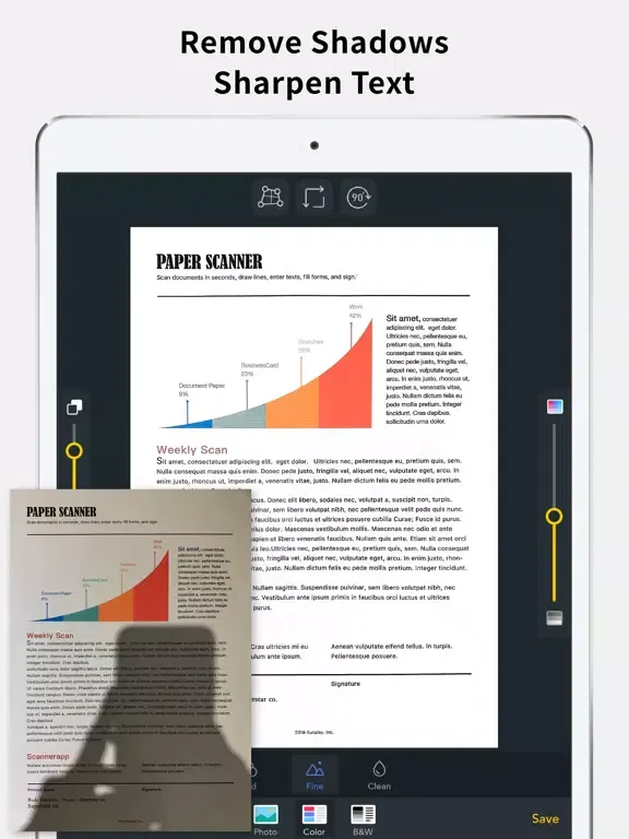Scanner App+ : Scan & Edit PDF iPad 应用截图