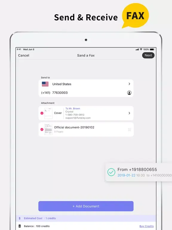 Scanner App+ : Scan & Edit PDF iPad 应用截图