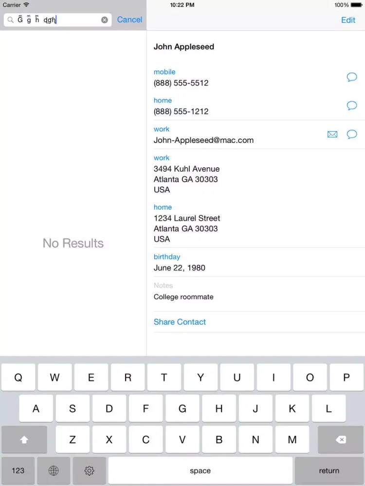 Screenshot di Fancy Font Keyboard PRO - For iOS8 Custom keyboard with cool fonts iPad 