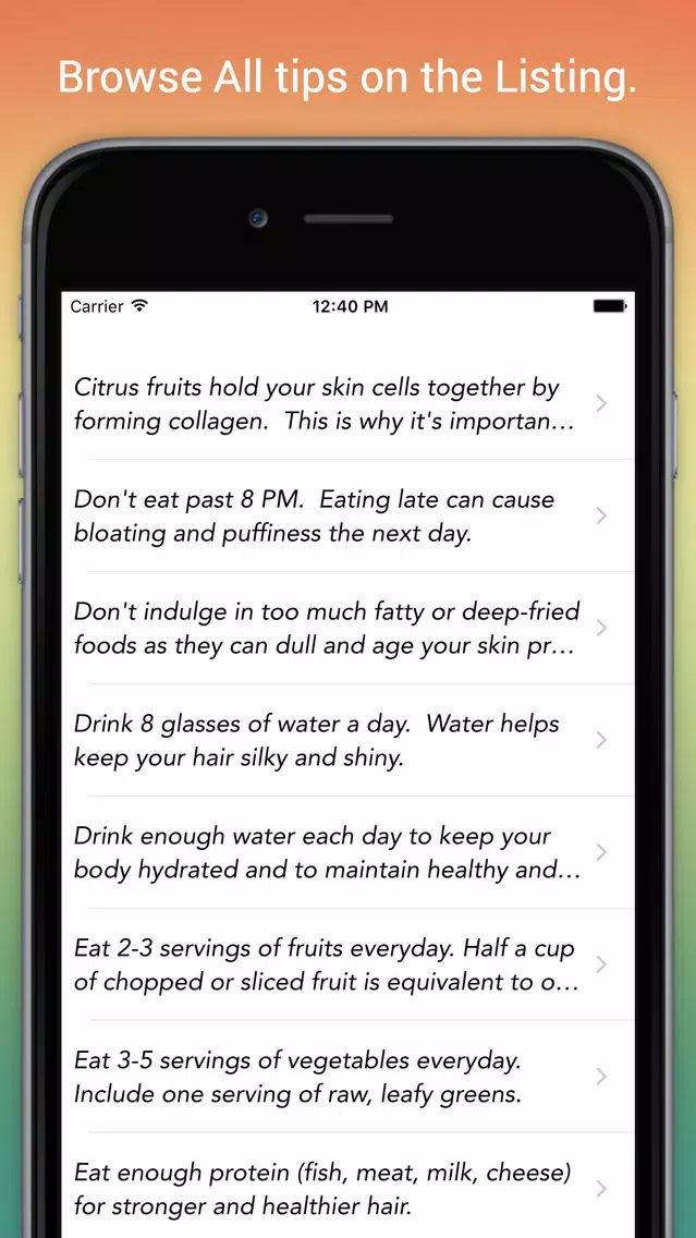 Nutrition Tips - Weight Loss, Calorie Watchers, healthy balanced diet and Nutrition Value Calculator Mobile App Ekran Görüntüleri