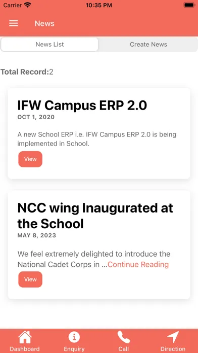 Screenshot di EduApp 3.0