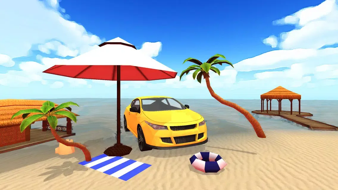 Скриншоты Beach Side Fun ! - Car Parking