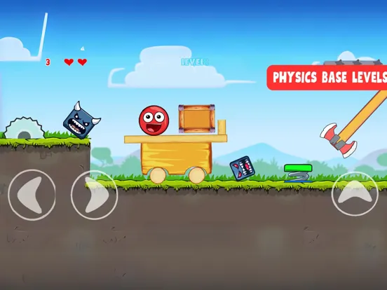 Plants Ball 5 - Red Ball Game iPad  স্ক্রিনশট