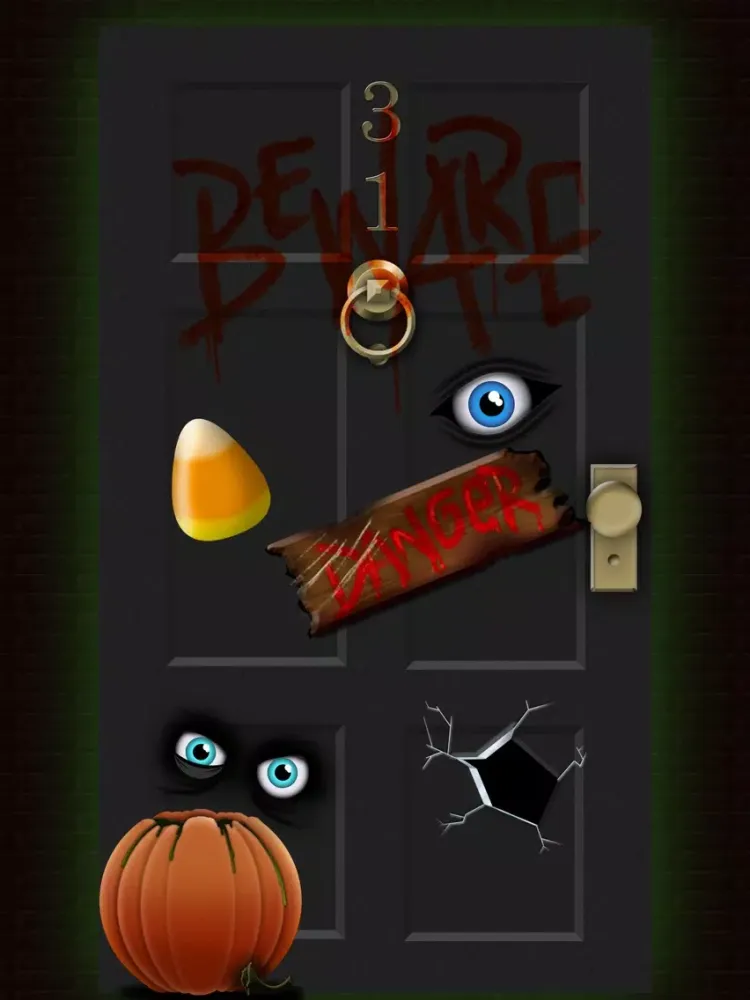 Haunted Halloween Sticker Pack iPad 应用截图