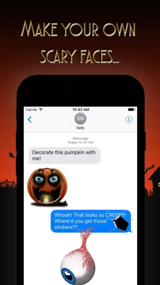 Haunted Halloween Sticker Pack应用截图