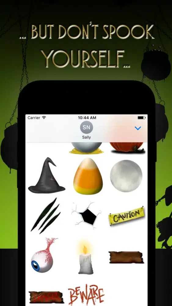 Haunted Halloween Sticker Pack应用截图