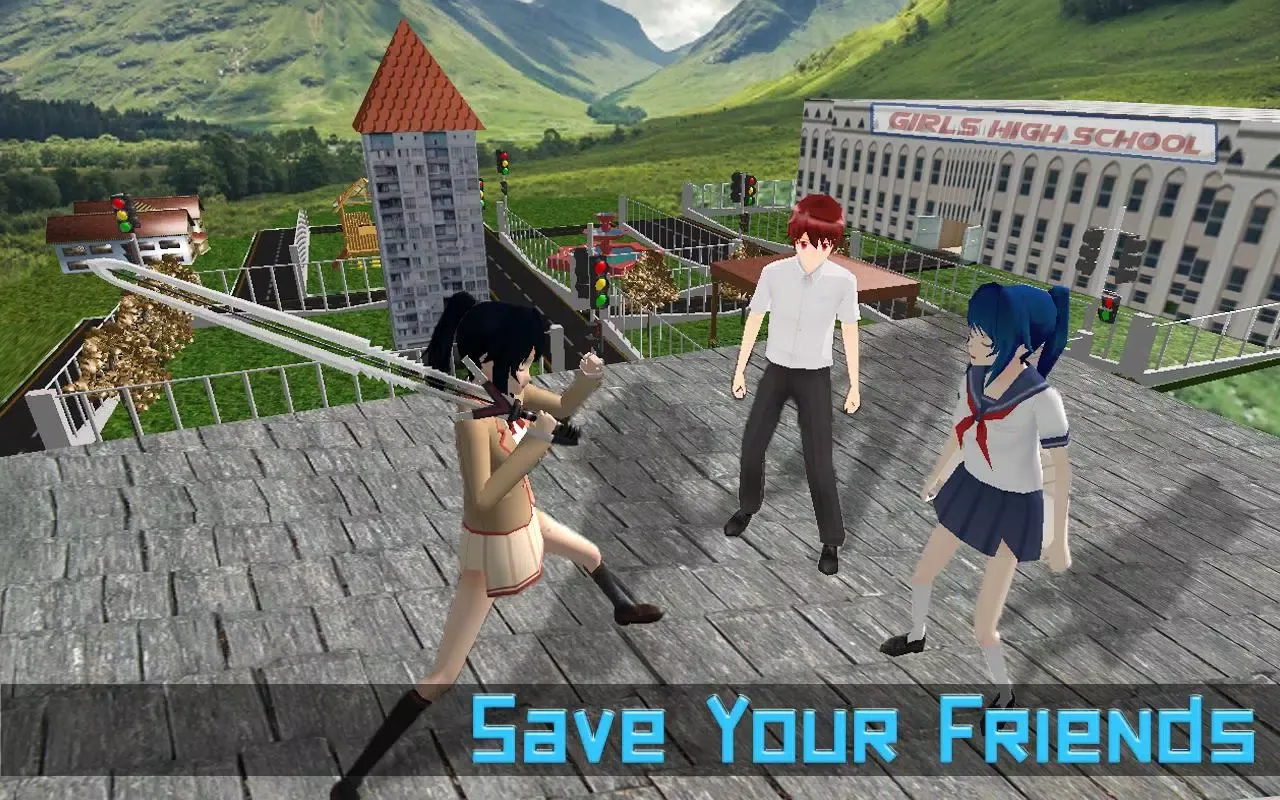 Tangkapan skrin High School Girl Simulation