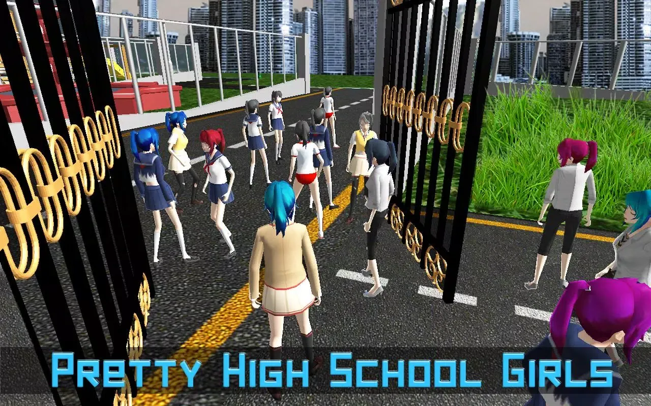 Tangkapan skrin High School Girl Simulation