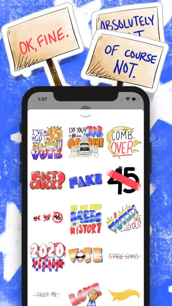 Capturas de tela do Protest POTUS 2020