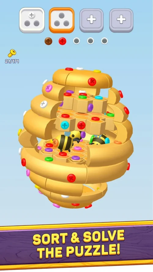 Screwzle 3D: Screw Sort-screenshot-3