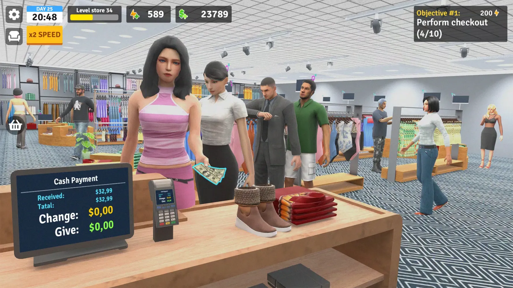 Capturas de tela do Clothing Store Simulator
