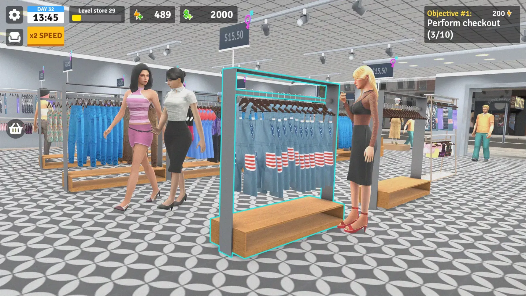 Capturas de tela do Clothing Store Simulator