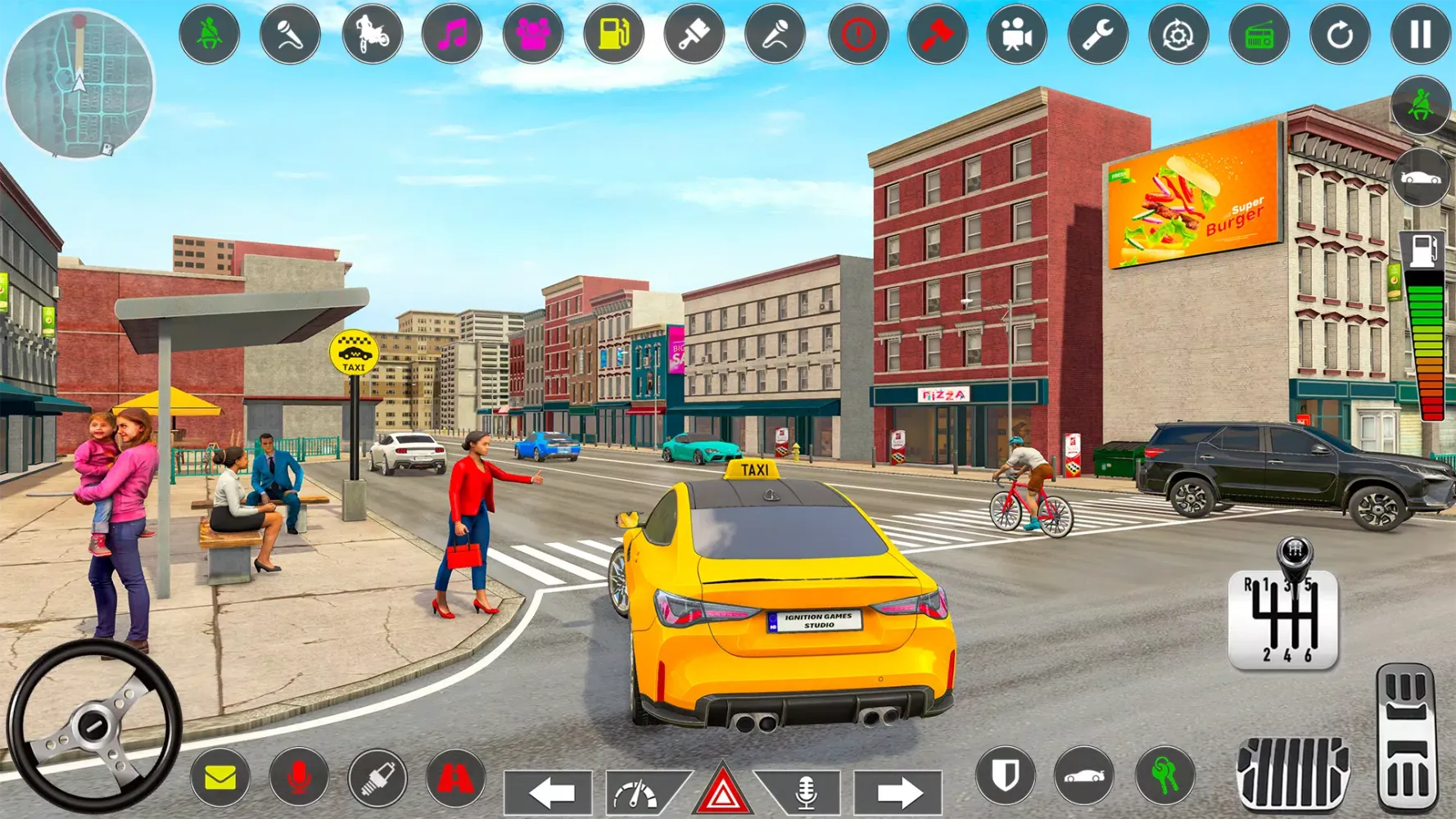 Tangkapan layar Taxi Simulator City Taxi Games