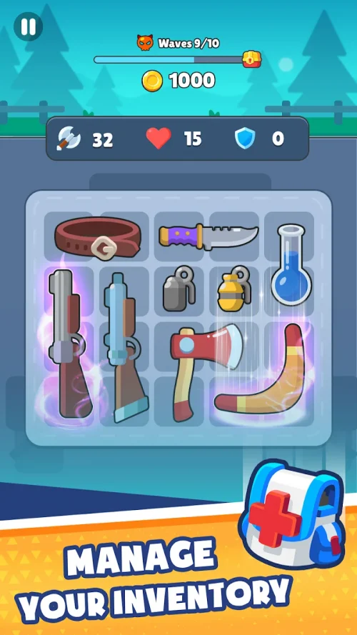 Backpack Hero: Merge Weapon-screenshot-1