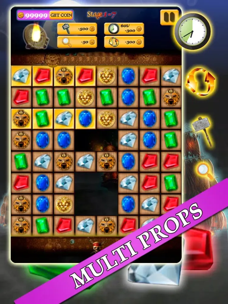 Capturas de pantalla de Super Jewels iPad 