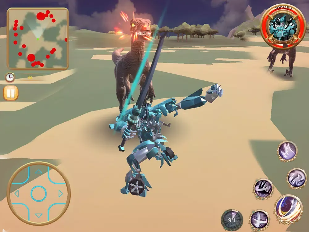صور Robot Dinosaur Wars iPad 