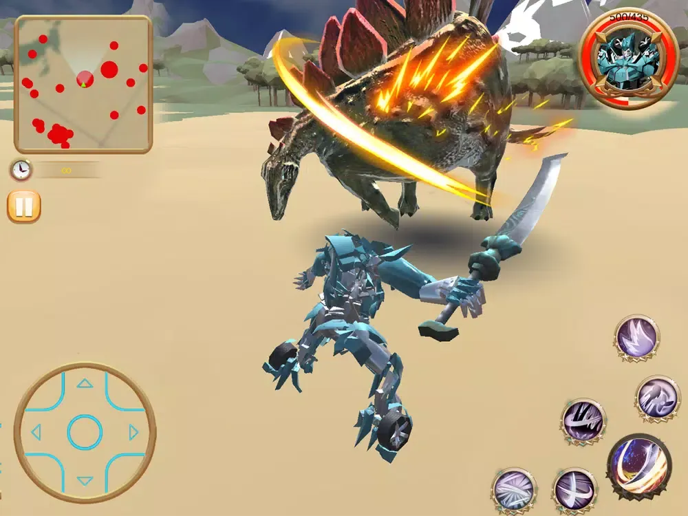 صور Robot Dinosaur Wars iPad 