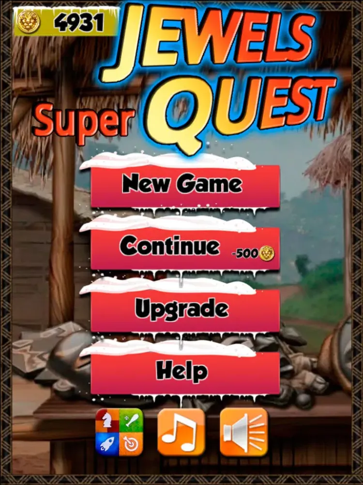 Capturas de pantalla de Super Jewels Quest Christmas Season iPad 