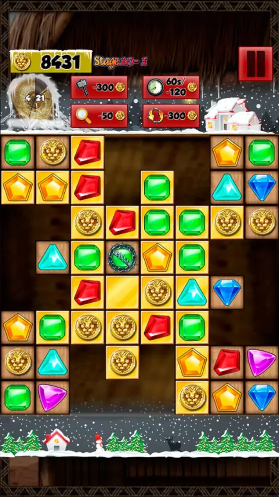 Capturas de pantalla de Super Jewels Quest Christmas Season