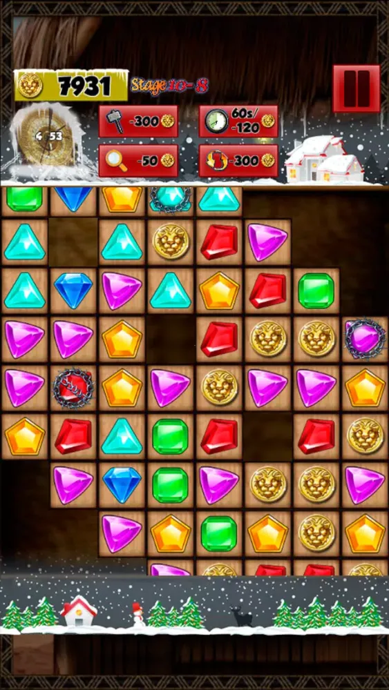 Capturas de pantalla de Super Jewels Quest Christmas Season