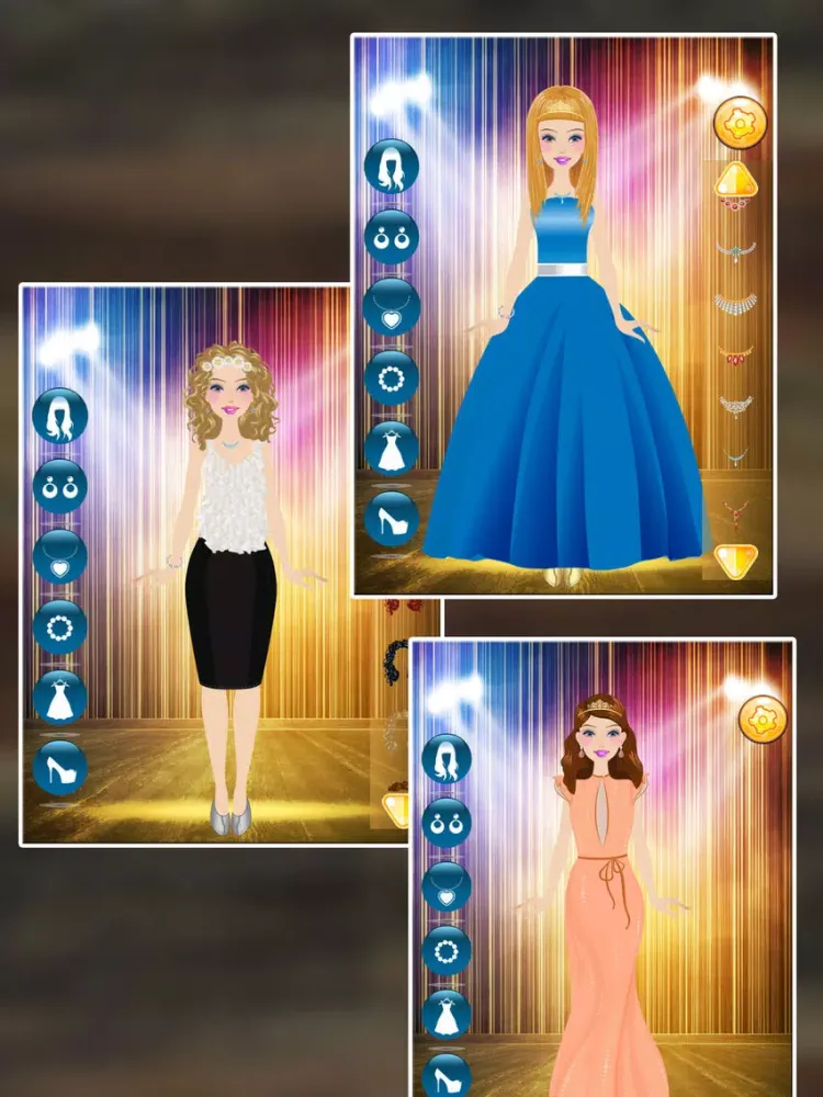 Capturas de tela do American Model Fashion Makeup iPad 