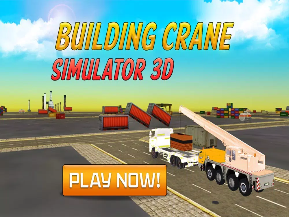 Capturas de tela do Crane Simulator 3D 2016 cargo iPad 