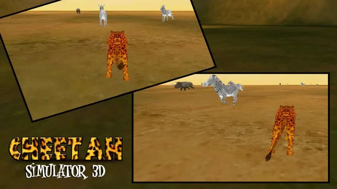 ภาพหน้าจอของ Cheetah Simulator 3d
