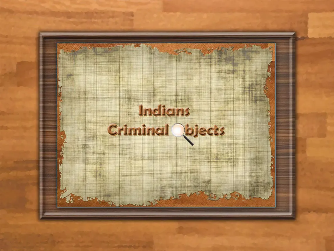 Capturas de tela do Indians Criminal Objects iPad 