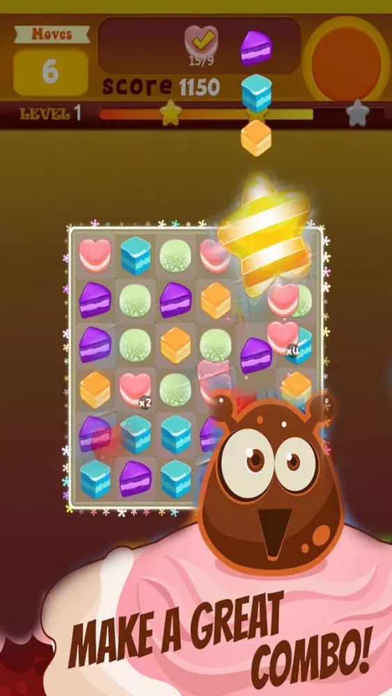 Cake Crush: Ledgen Match应用截图