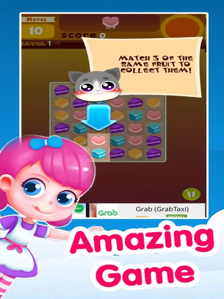 Capturas de tela do Jelly Cupcake Mania - Jelly Dash Edition iPad 